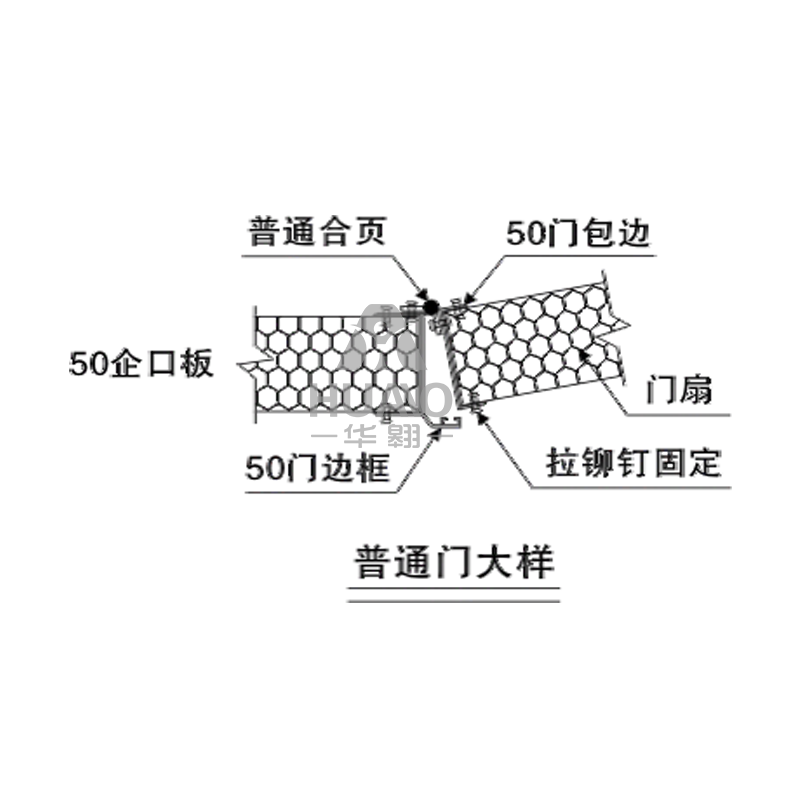 普通門(mén)大樣